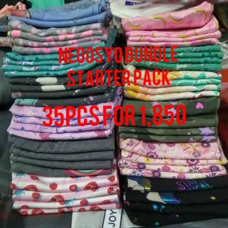 NEGOSYO BUNDLE STARTER PACK 35PCS thick cotton leggings for 0-15 years old