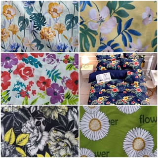 Premium Canadian Cotton Fabric [ FLORAL FLORALS FLOWER DESIGN ] 93-96" Width x Sold per Yard