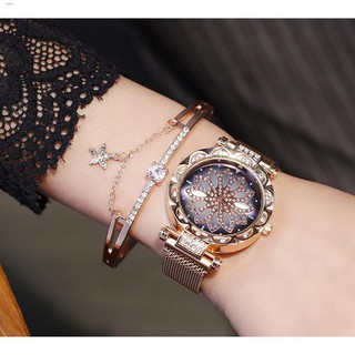Buckles♘♝J.ESTINA Jewelry [with box] fashion flower design Magnet Buckle Quartz Watches and bracelet