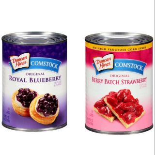 Duncan Hines Comstock Blueberry, Cherry And Strawberry Pie Filling and Topping 16oz
