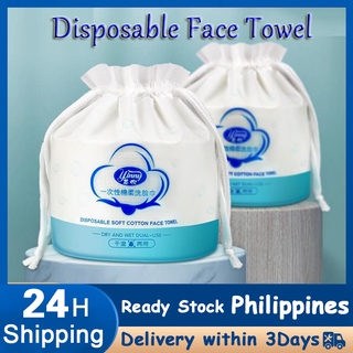 Cotton Disposable Wet and Dry Face Towel Non-woven Soft/cleansing Towels, Face Wash Makeup Remover