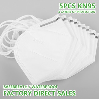 KN95 (5 PCS) Ssurgucal Face Mask For Unisex 4 Layers Filters Facemask Men women Masks