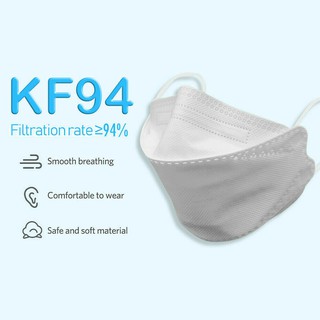kf94 face mask korea black Mask KF94 Face Mask 3 Layer Non-woven Protection Filter 3D Anti Viral Mask Korea style (6)