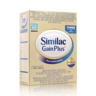 Similac Gainplus HMO 400g, For Kids 1-3 Years Old