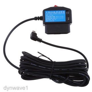 【Ready Stock】⊙✷[DYNWAVE1] In Car Dash Cam DVR Hardwire Kit Tools 12/24V to 5V/3A OBD Cable