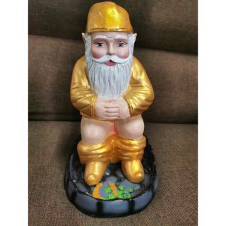 Pre Order Coin Pooping Dwarf Small Size Made of Fiber Resin