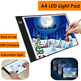 [Ready Stock]❦◊A4 LED Drawing Tablet Pad USB LED Adjustable Light Box Copy Board Electronic Art Grap