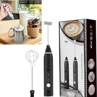 【SHIP IN 24H】Milk Frother, Handheld USB Rechargeable Coffer Mixer, Cordless Electric Blender