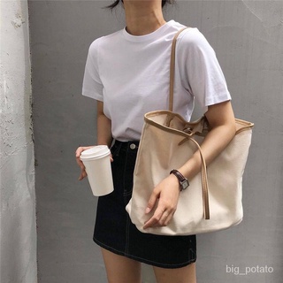 Cloth Canvas Bag 2020 Shopping Bag Handbags Shoulder Bag (1)