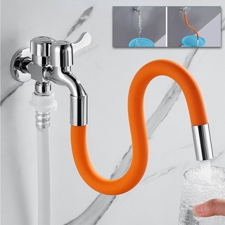 20/30/50cm 360°Rotation Splash-proof Universal Faucet Extension Extender Adjustable Tube Free Bending Household Supplies