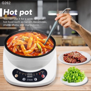 ❅◎HUG Multifunctional Non-stick Electric Hot pot Cooker Rice cooker Frying Pan Wok HP28