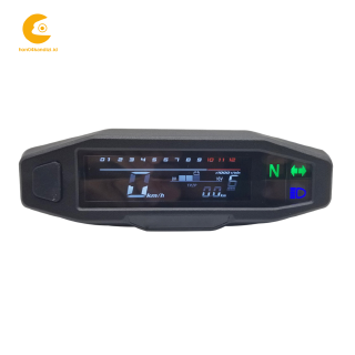 Universal LCD Digital Speedometer Motorcycle Odometer N3PH