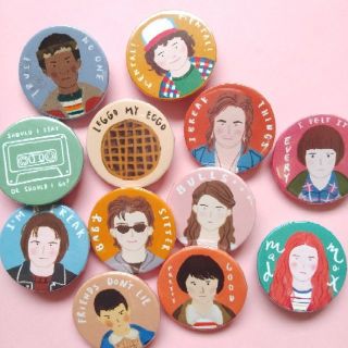 Stranger Things 1.25 inch button pins