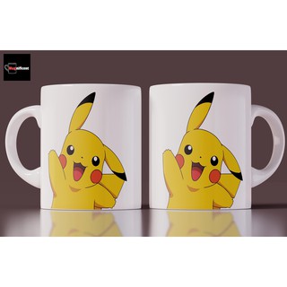 Pikachu Ceramic Mug 300ml High Quality Permanent Print.
