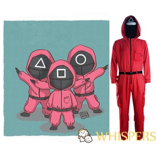 WHISPERS-Kids Cosplay Romper, Long Sleeve Hooded Neck Casual Street Jogger Trousers Zipper Jumpsuit