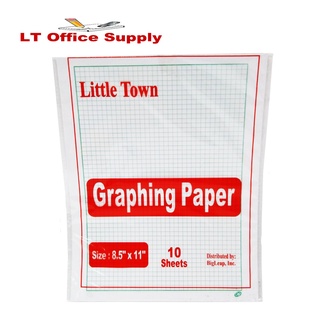 Little Town Graphing Paper Size 8.5" X 11" 10's