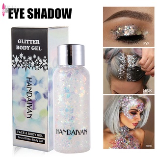 Face Body Sequin Body Glitter Paste Eyeshadow Colorful Polarized Stage Face Festival Body Decoration