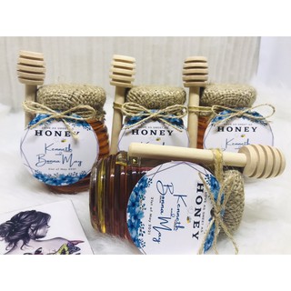 100ml w/dipper - Pure Honey Souvenir Rutic Motif2