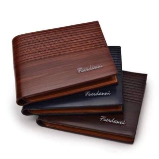 PU Leather Fuerdanni Luxury Bi-fold Men's Wallet no box