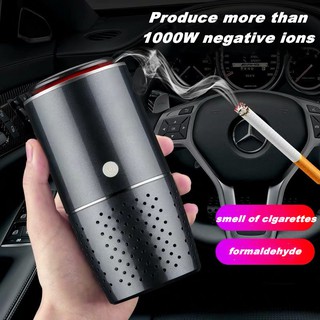 Intelligent adjustment USB Car Air Purifier Negative Ionizer Cleaner HEPA Filter Freshener Anion Odor Eliminator Remove Odor Smoke (1)