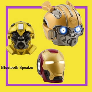 Spiderman Bumblebee Iron Man Wireless Bluetooth Speaker Hero Portable Bluetooth Mini Speaker For Gift