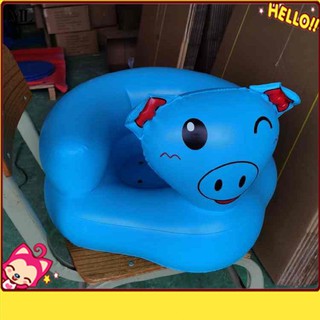 【Ready Stock】❄Baby inflatable stool baby learning chair children dining chair