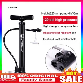 COD-Portable 120 Psi High Pressure Bicycle Bike Motorcycle Air Pump Family Inflator