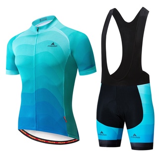 2021 MILOTO Men Cycling Set Cycling Jersey Set Road Bicycle Wear Breathable Anti-UV MTB Bike Clothes Cycling Clothing (1)