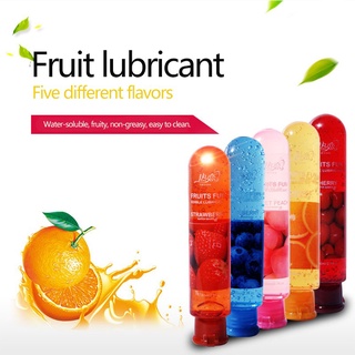 Frdddut 80ML Fruit lubricant condom lube sex for men anal water based gel edible Sex Lube (7)