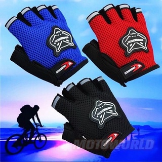 COD hot sale Fox Motor Racing a half finger net Gloves fashion outside sunscreen ventilate
