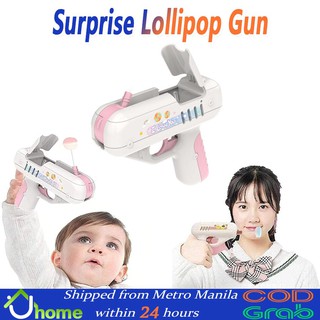 【SOYACAR】Candy Gun Surprise Lollipop Gun Same Creative Gift for Boy Friend Children Toy Friend Gift