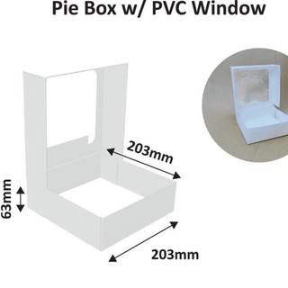 100pcs - Pie box/Pastry Box/Cupcake BOX