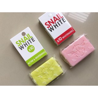 [Aileen] Snail White x10 Acne and Whitening Bar Soap (1)