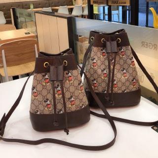 Lucky Ann · Mickey Mouse Bucket Bag - Adjustable Shoulder Strap ， M Size &7089-2-4 (2)