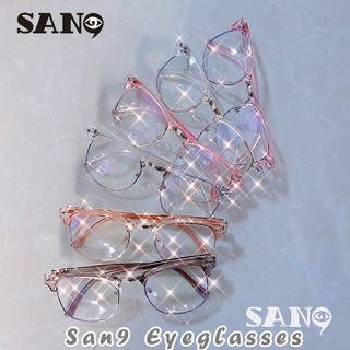 【Ready Stock】Unisex Vintage Anti radiation Eyeglass Anti-blue and Anti-fatigue glasses Replaceable lens