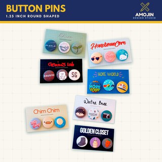 BTS: Bangtan Core Button Pins