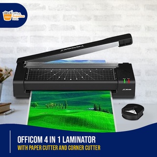 Laminator 4in1 A3 Size Hoit & Cold with PAPER CUTTER & CORNER TRIMMER OFFICOM Brand