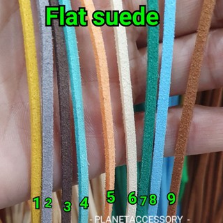 Flat suede cord / string