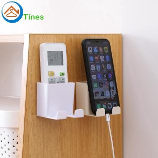 Self-adhesive Plug Stand Holder Case, Wall Hanging Remote Controller Box,,Home Mobile Phone Storage
