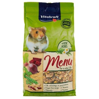 【Ready Stock】☎☎VITAKRAFT Menu Hamster Food 1kg Made in Germany