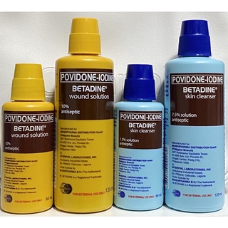 Betadine Wound Solution/ Skin Cleanser Povidone Iodine 60ml / 120ml