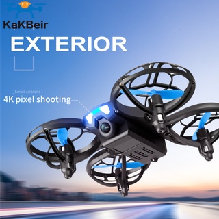 V8 Mini Drone 4K 1080P HD Camera WiFi Fpv Air Pressure Altitude Hold Black Quadcopter RC Drone Toy