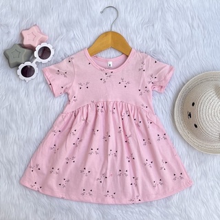 Littlestar Baby Kids Cotton Dress with Sleeves