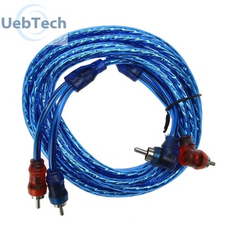 Amplifiers☂▫【BEST SELLER】 MIAON yanrifeng Speaker Wire, 5 Meter 2 RCA to 2 RCA Plug Amplifier Braid (2)