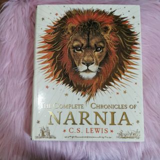 THE COMPLETE CHRONICLES OF NARNIA ILLUSTRATED SIGNED HARDCOVER - C. S. LEWIS