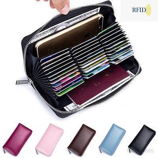 RFID Theft Protected Phone Card Key Coin Holder Long Wallets for Men and Women (1)