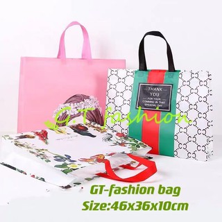 Eco bag non -woven shopping bag / Hand bag (Large size:L-46 *H-36*W-10cm)