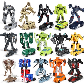 【Hot Sale/In Stock】 17 Pocket Mini Transformers Robots Flash Transformation Cars Children s Toys Opt