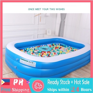 【Ready Stock】bestway Infatable Family Pool 180*140*60CM (1)