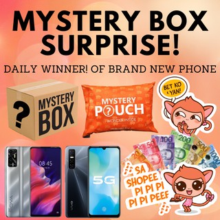 MISTERY BOX DAILY WINNER OF BRAND NEW PHONE POUCH OR BOX CHANCE TO WIN PHONE OR UNIQUE GIFTS